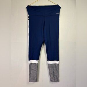PINK Victoria's Secret Blue and Gray Leggings